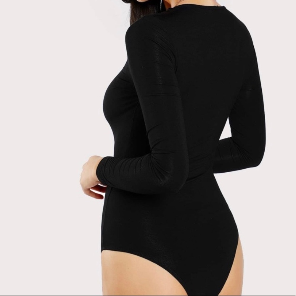 Basic Black Body suit - Picture 2 of 2